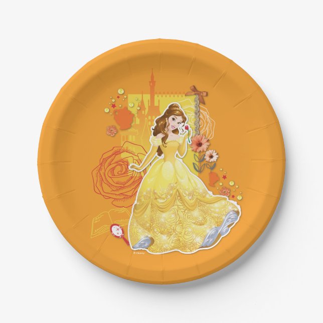 Belle - Inspirational Paper Plate (Front)
