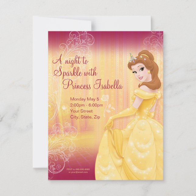 Belle Invitation Anniversaire (Devant)