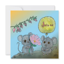 Belle invitation d'anniversaire