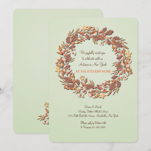 Belle invitation d'automne