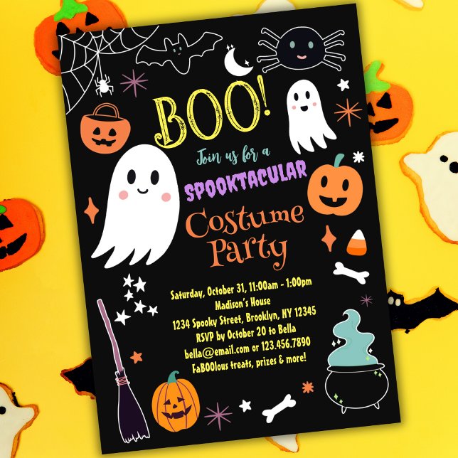 Belle Invitation du Costume Halloween (Créateur téléchargé)