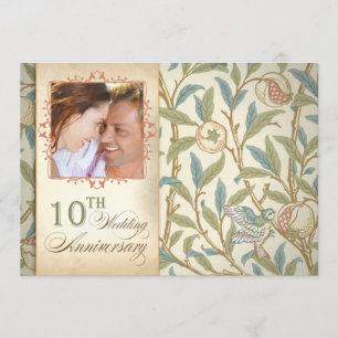 belle invitation photo 10e anniversaire
