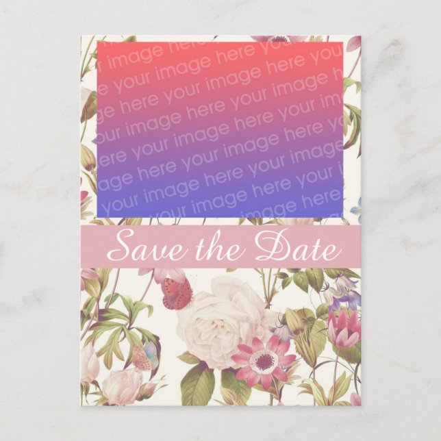 Belle Jardin Save the Date  Postcard (Front)