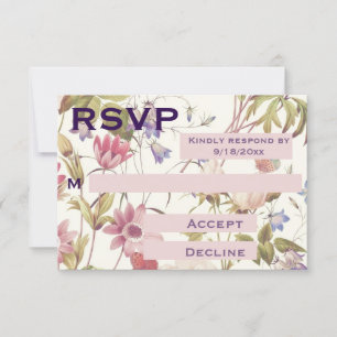 Belle Jardin wildflower Response Card
