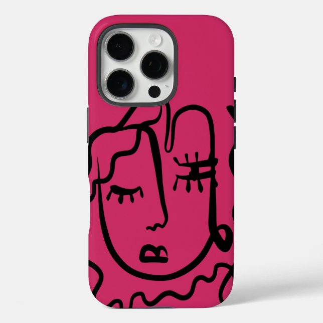 Belle ligne de femme Art Tough iPhone / coque ipad (Verso)