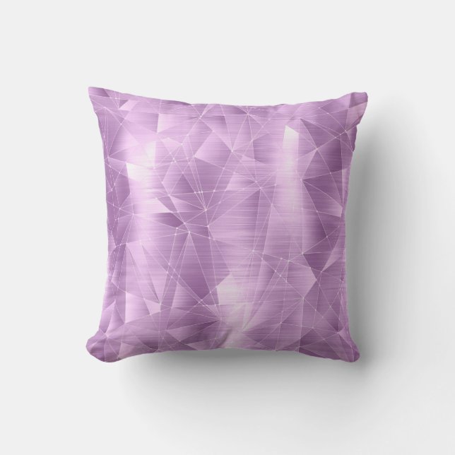 Belle Lilac Coussin de Motif géométrique Lilac de  (Recto)
