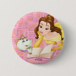 Belle   Loyalty is Royalty 2 Inch Round Button