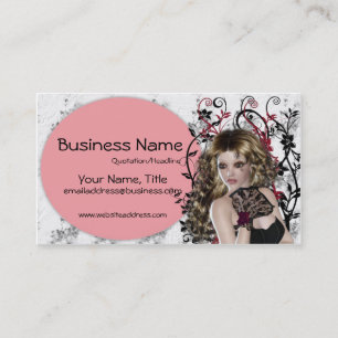 Belle Madame d'une chevelure Brown 3 - cartes de