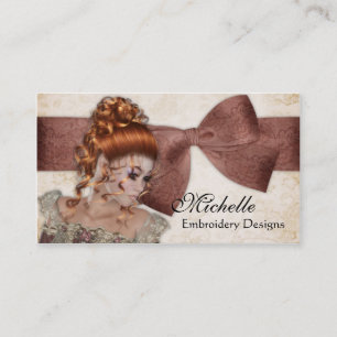 Belle Madame vintage 2 cartes de visite