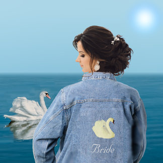 Belle Mariée de cygne blanche