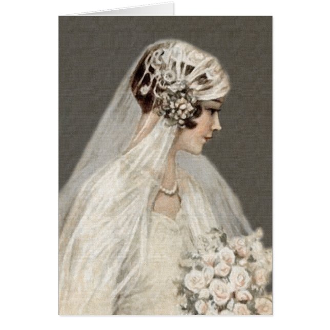 Belle Mariée Vintage, Gris (Devant)