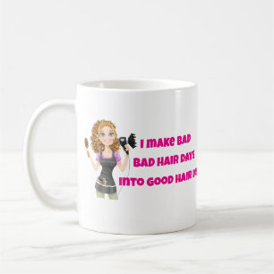 Belle Mauvaise Journées De Cheveux En Bonne Mug De