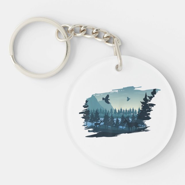 Belle Montagne, Arbres de la Nature et Forêt (Devant)