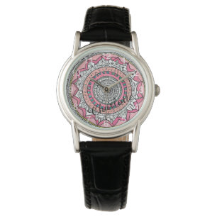 Belle Montre Mandala Rose