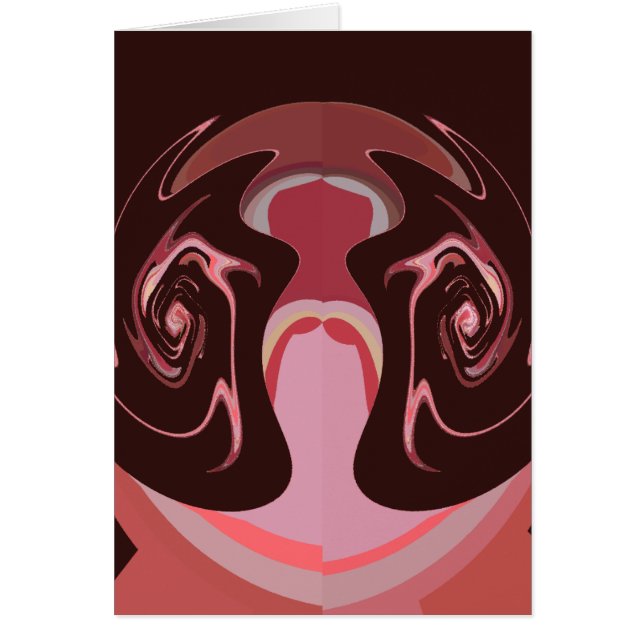 Belle Motif Maroon Africain Design d'impression (Devant)