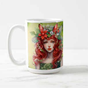 Belle Mug dame de Noël