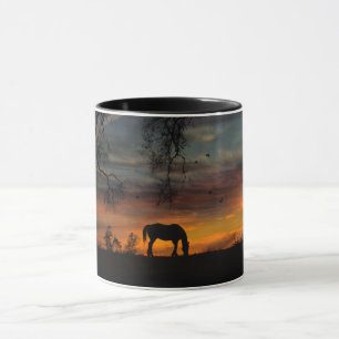 Belle Mug de café Cheval Sud-Ouest
