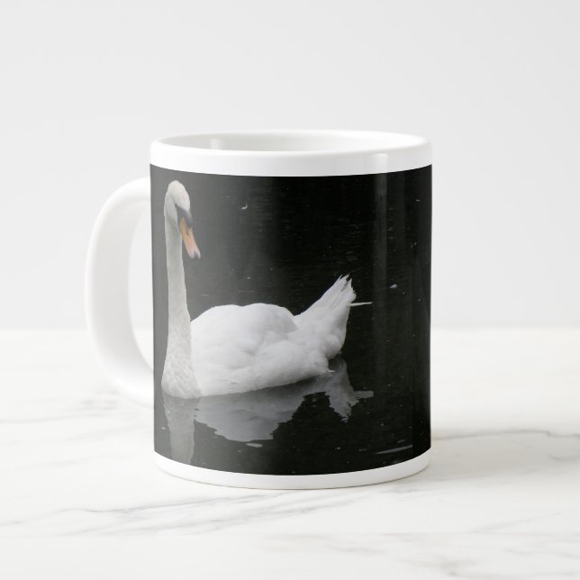 Belle Mug de cygne blanc (Devant gauche)