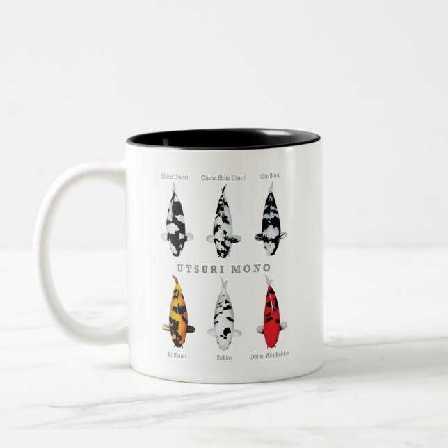 Belle Mug de Poisson Koi - Élégant et cadeau uniqu (Gauche)