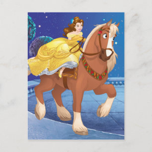 Belle   Never Gives Up Postcard