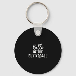 Belle Of The Butterll Happy Thanksgiving Group Mat Keychain
