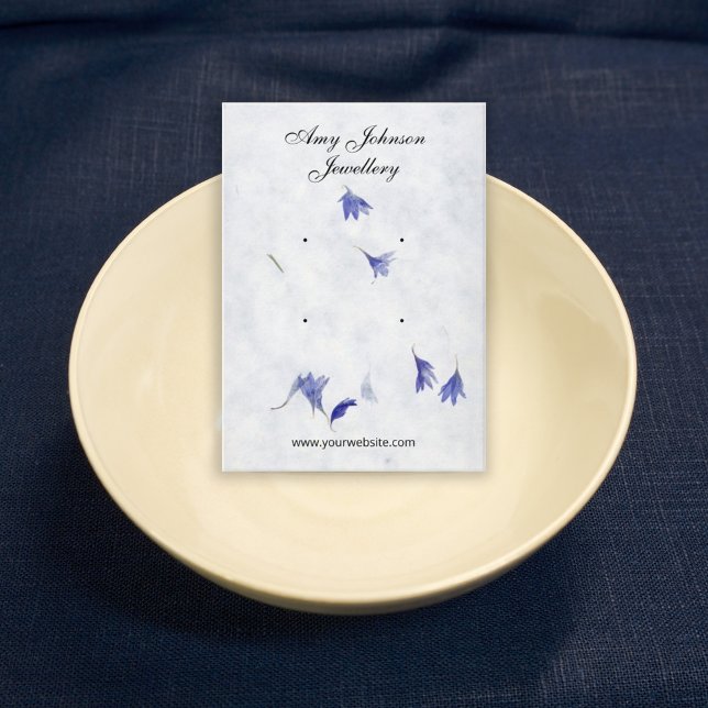 Belle oreille florale | 4 Cartes d'affichage Stud (Créateur téléchargé)