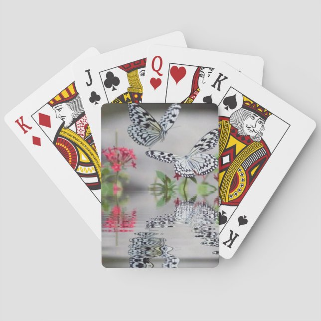 Belle Papillons Deck de cartes de jeu (dos)