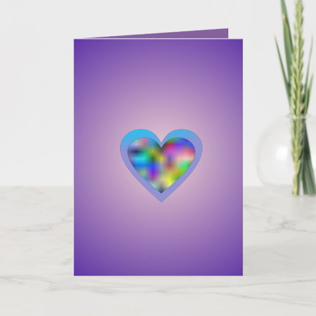 Belle Parole d'amour Valentines Carte de jour (Devant)
