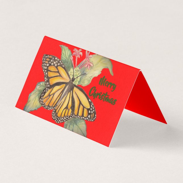 Belle peinture à papillon de Monarque d'or (Front)