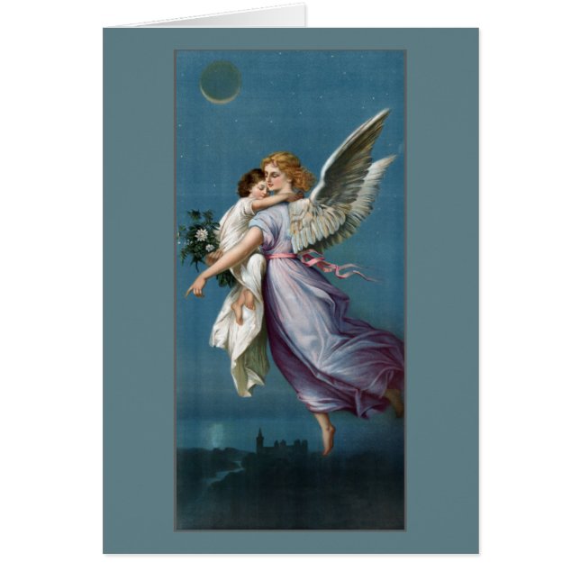 Belle Peinture Ange Gardienne (Devant)