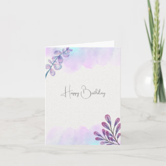 Belle Petite Carte Anniversaire