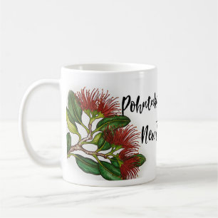 Belle Pohutukawa Fleurs de café Mug