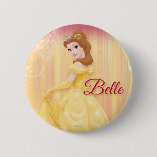 Belle Princess 2 Inch Round Button