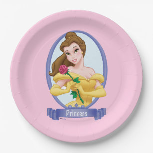 Belle Princess 3 Paper Plate