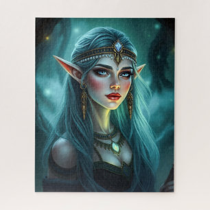 Belle princesse Elven Jigsaw Puzzle