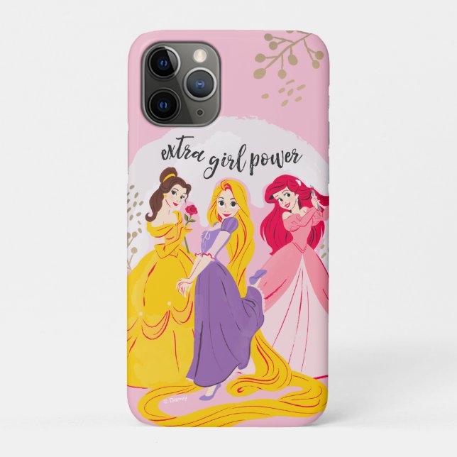 Belle, Rapnuzel, Ariel "Extra Girl Power" Case-Mate iPhone Case (Back)