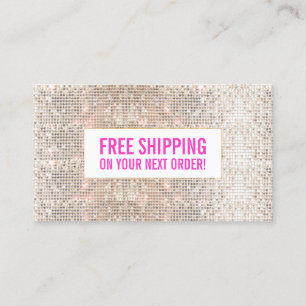 Belle réduction Coupon Silver Sequins Rose