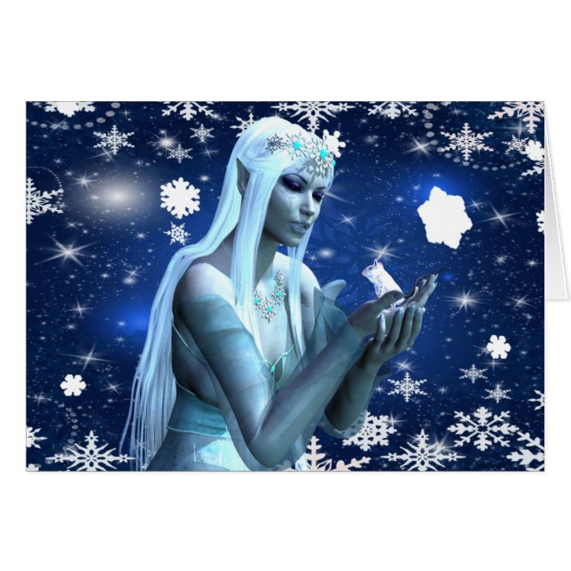 Belle Reine des neiges (Devant horizontal)