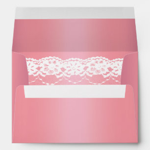 Belle Rose Gold Invitation Enveloppe