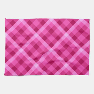 Belle Serviette de cuisine Pink Magenta Plaid