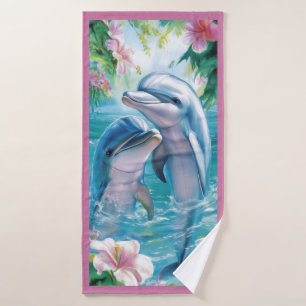 Belle serviette Dolphin Beach