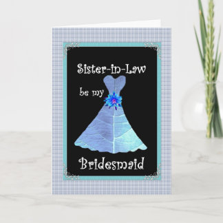 Belle-sœur - Invitation de demoiselle d'honneur de