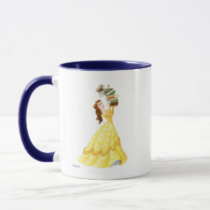 Belle   Stack Of Books Mug
