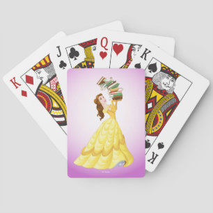 Belle   Stack Of Books Playing Cards