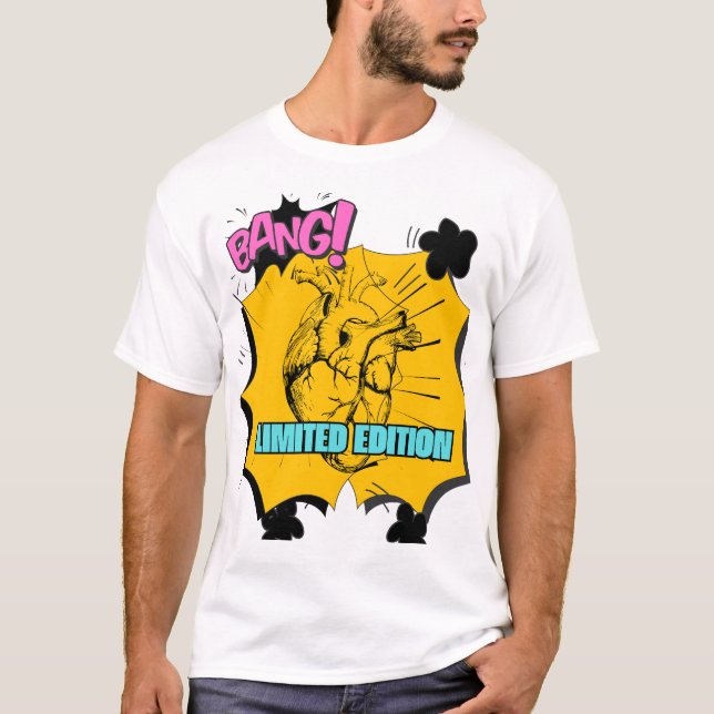 Belle T-shirt Heart Design (Devant)
