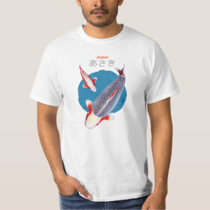 Belle T-shirt Poisson Asagi Koi - Élégant
