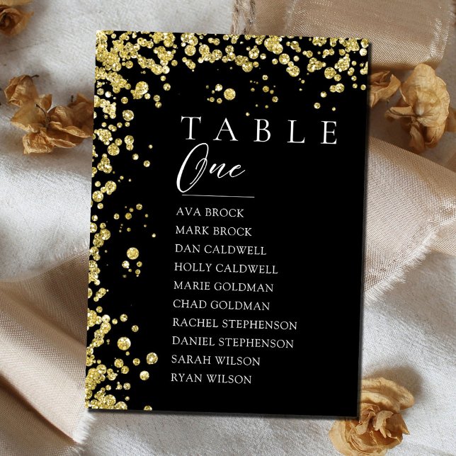 Belle Table Minimale Numéro de Siège Carte (Créateur téléchargé)