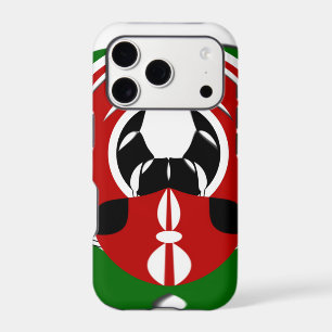 Belle Tapisserie kenyane : Drapeau kényan Papillon