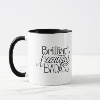 Belle tasse brillante de Badass