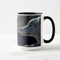 Belle tasse de café de loup